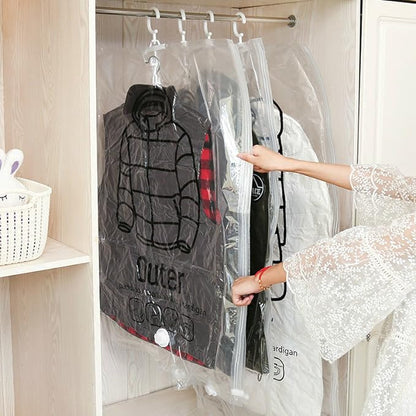 Pack de Bolsas de Vacío Colgantes con Bomba Eléctrica